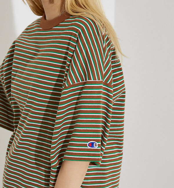 NOMINE「【WEB限定】Champion ボーダー Tシャツ」|Tシャツ・カットソー|