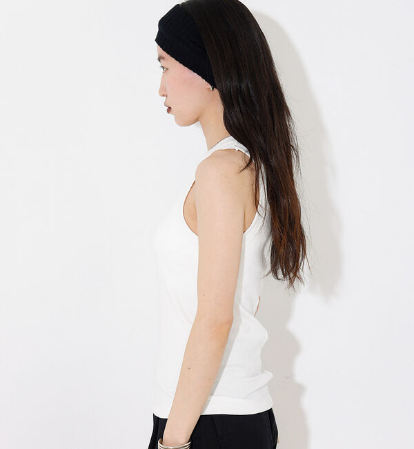 NOMINE「カップイン テレコ タンクトップ」|キャミソール|