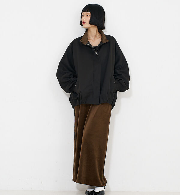 NOMINE「ドルマンボリュームブルゾン」|ブルゾン・スタジャン|