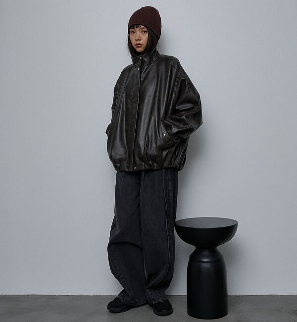 NOMINE「ドルマンボリュームブルゾン」|ブルゾン・スタジャン|