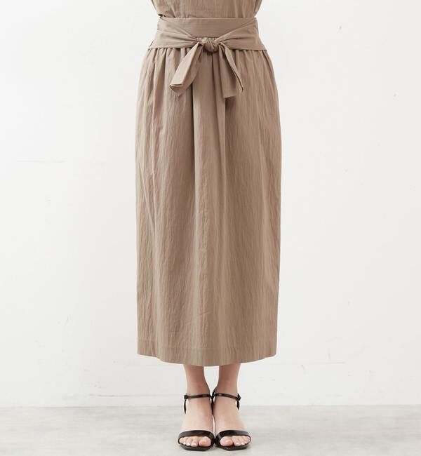 Liesse「ゆるタイトギャザースカート（セットアップ対応）」|スカート|