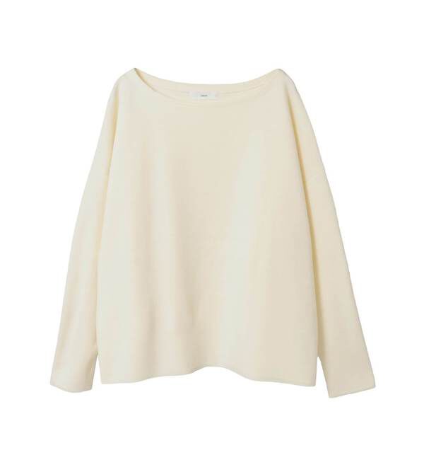 Liesse「ハーフミラノリブニットトップス」|ニット・セーター|ホワイト