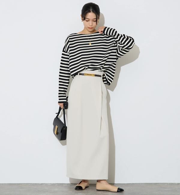 Liesse「ハーフミラノリブニットトップス」|ニット・セーター|