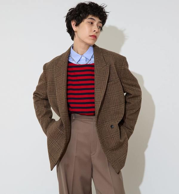 Liesse「ハーフミラノリブニットトップス」|ニット・セーター|