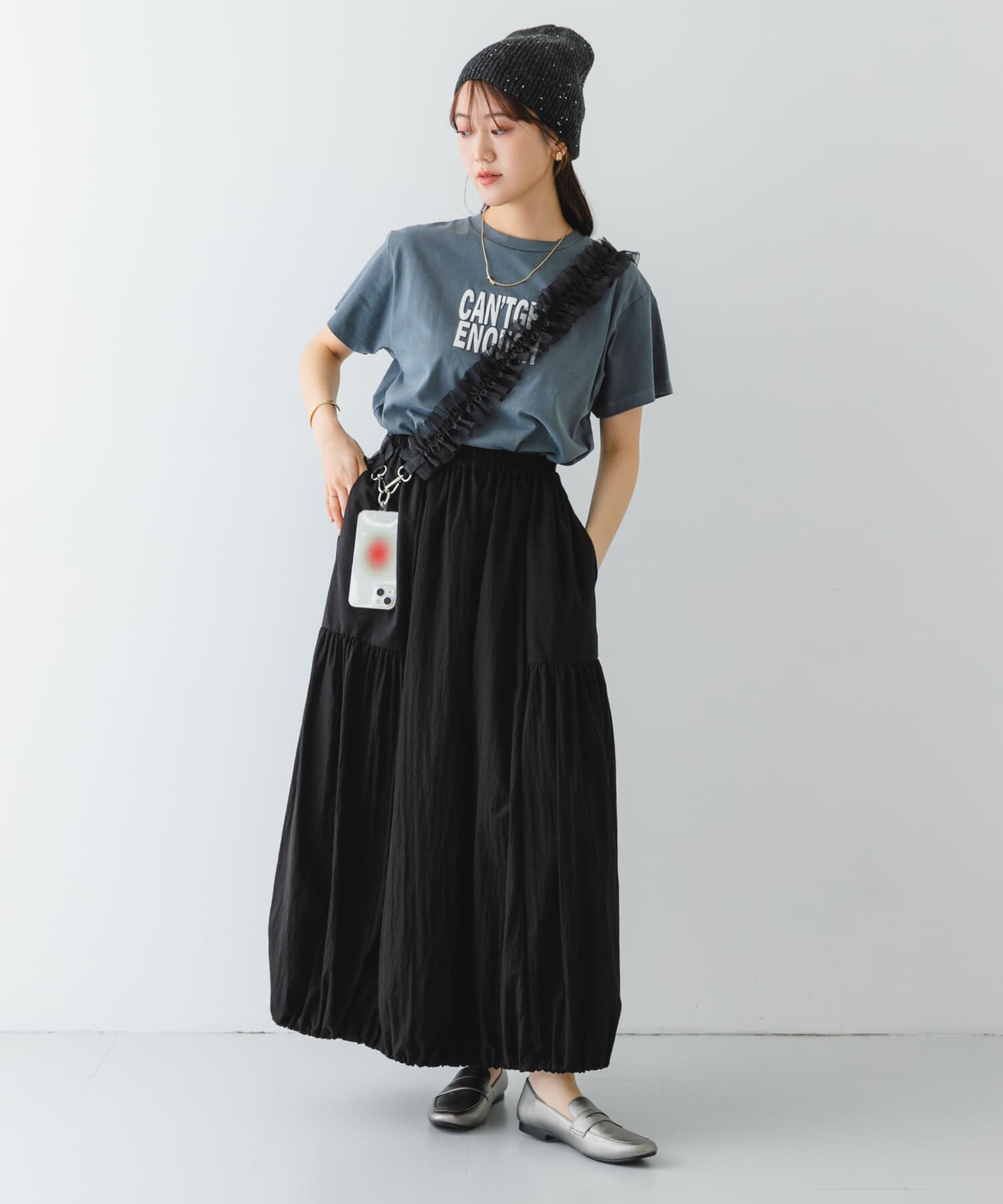 RODE SKO「ギャザーチュールストラップ」|モバイルケース|