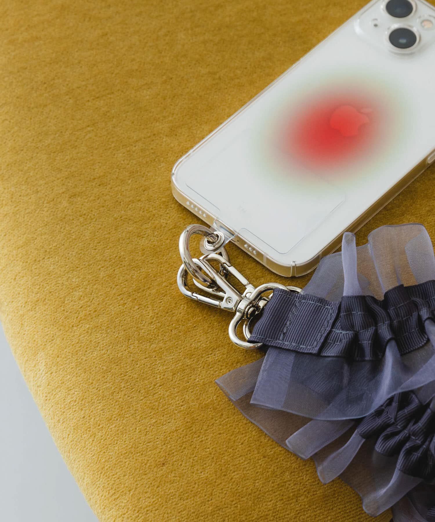 RODE SKO「ギャザーチュールストラップ」|モバイルケース|