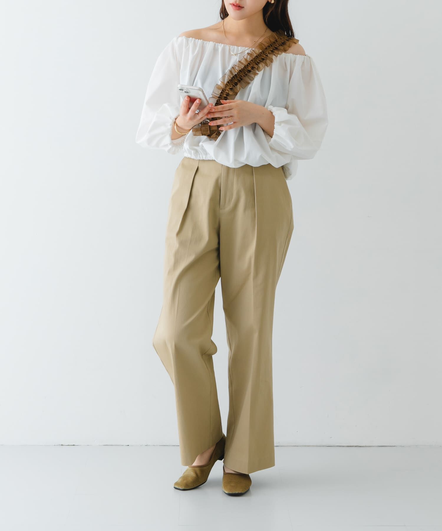 RODE SKO「ギャザーチュールストラップ」|モバイルケース|