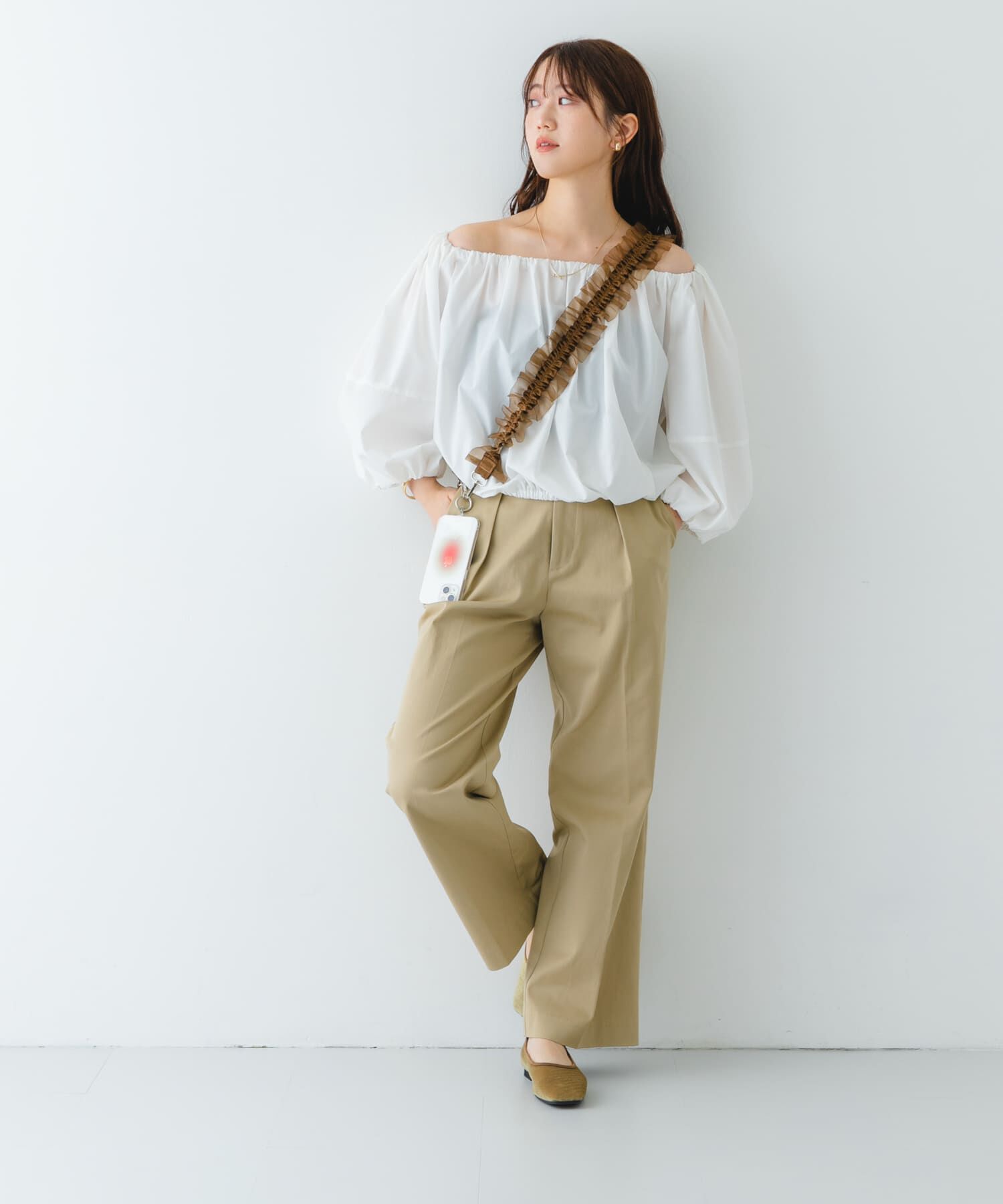 RODE SKO「ギャザーチュールストラップ」|モバイルケース|