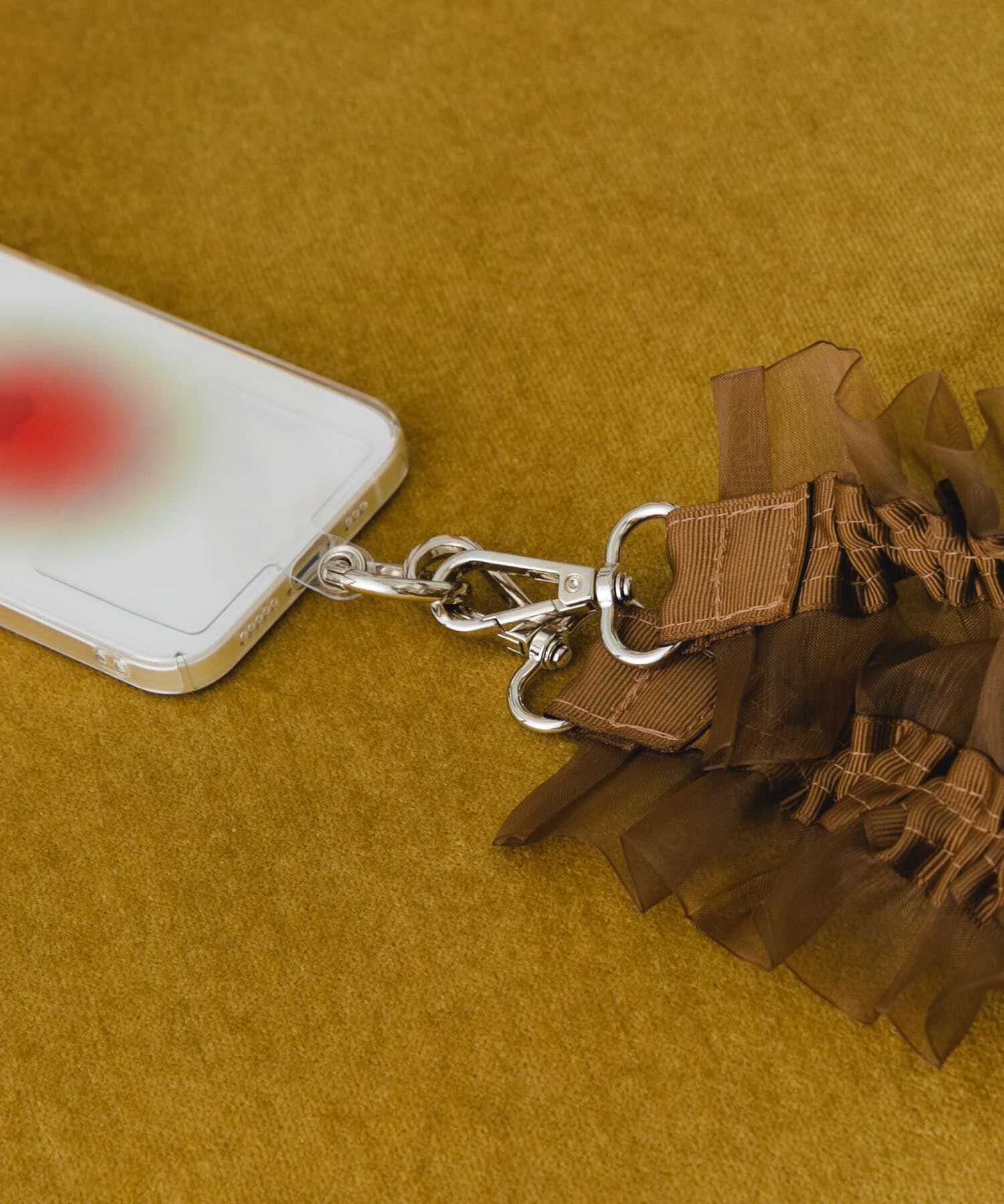 RODE SKO「ギャザーチュールストラップ」|モバイルケース|