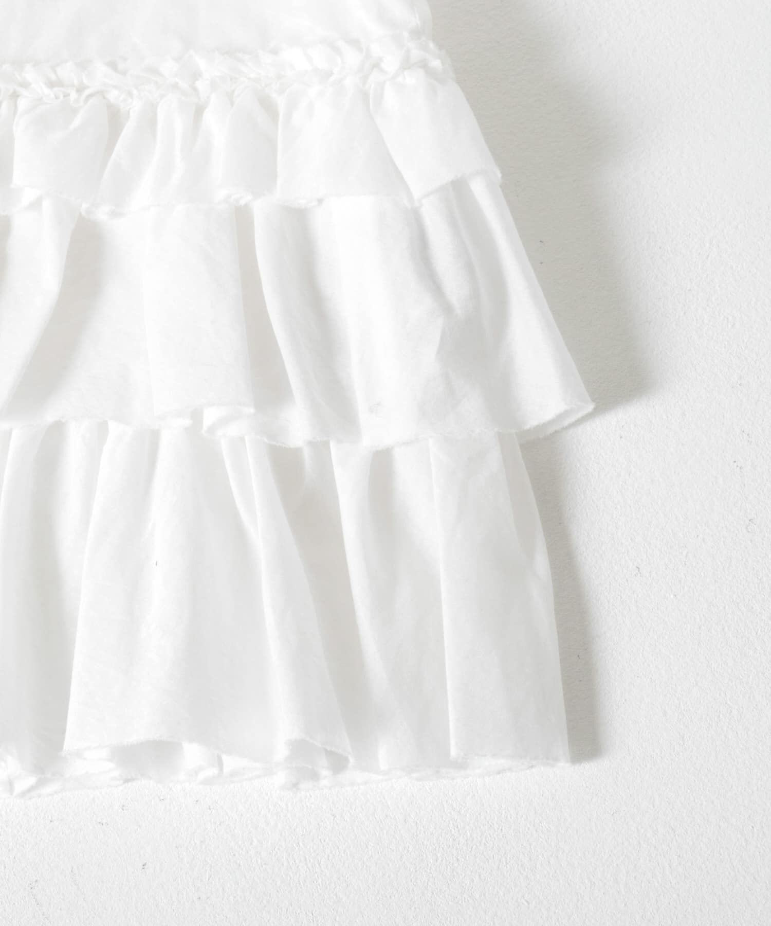 URBAN RESEARCH「ノースリーブフリルブラウス」|シャツ・ブラウス|