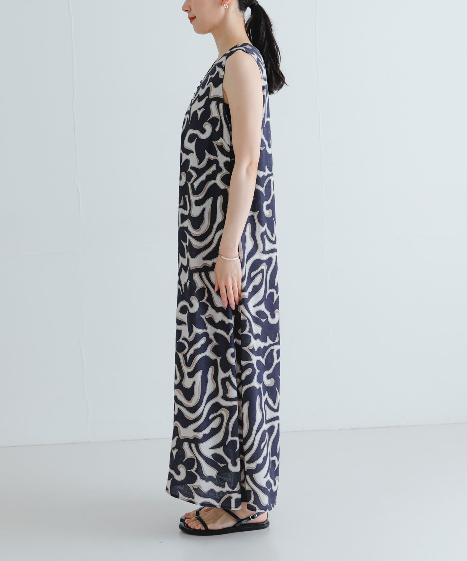 URBAN RESEARCH「SPRINTEXボタニカルプリントワンピース」|ワンピース|