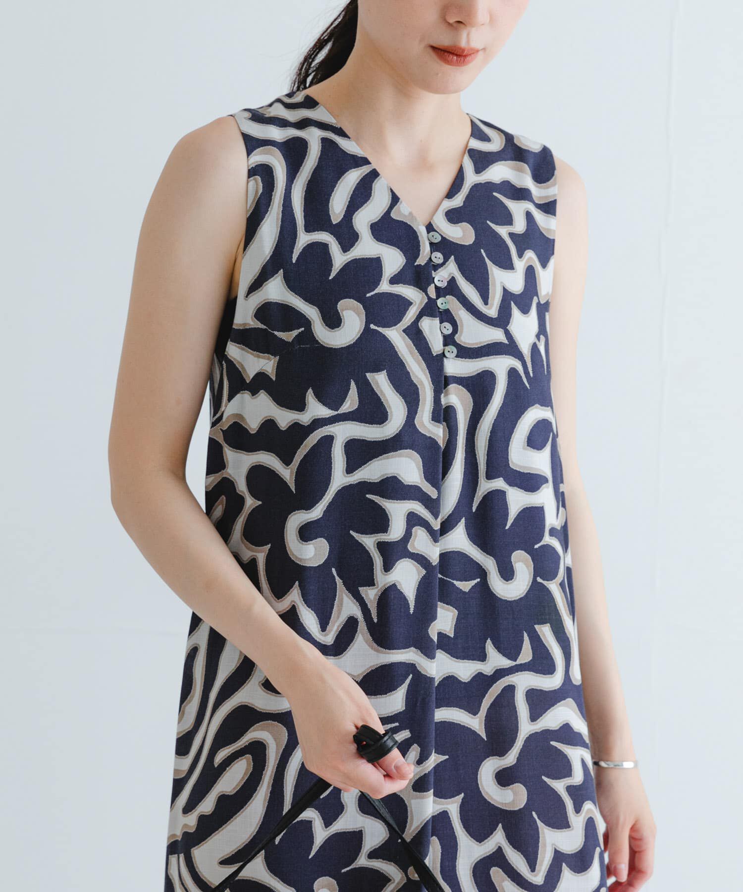 URBAN RESEARCH「SPRINTEXボタニカルプリントワンピース」|ワンピース|