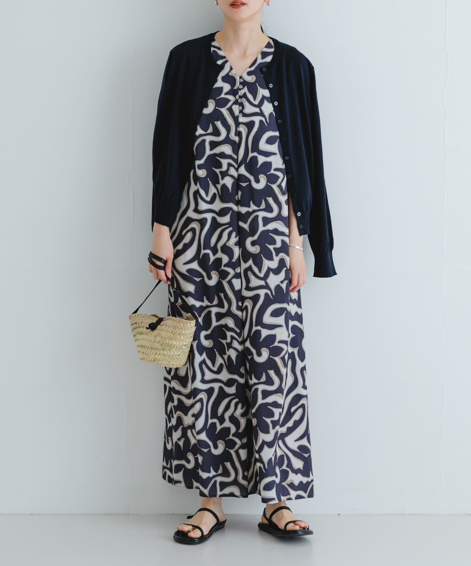 URBAN RESEARCH「SPRINTEXボタニカルプリントワンピース」|ワンピース|