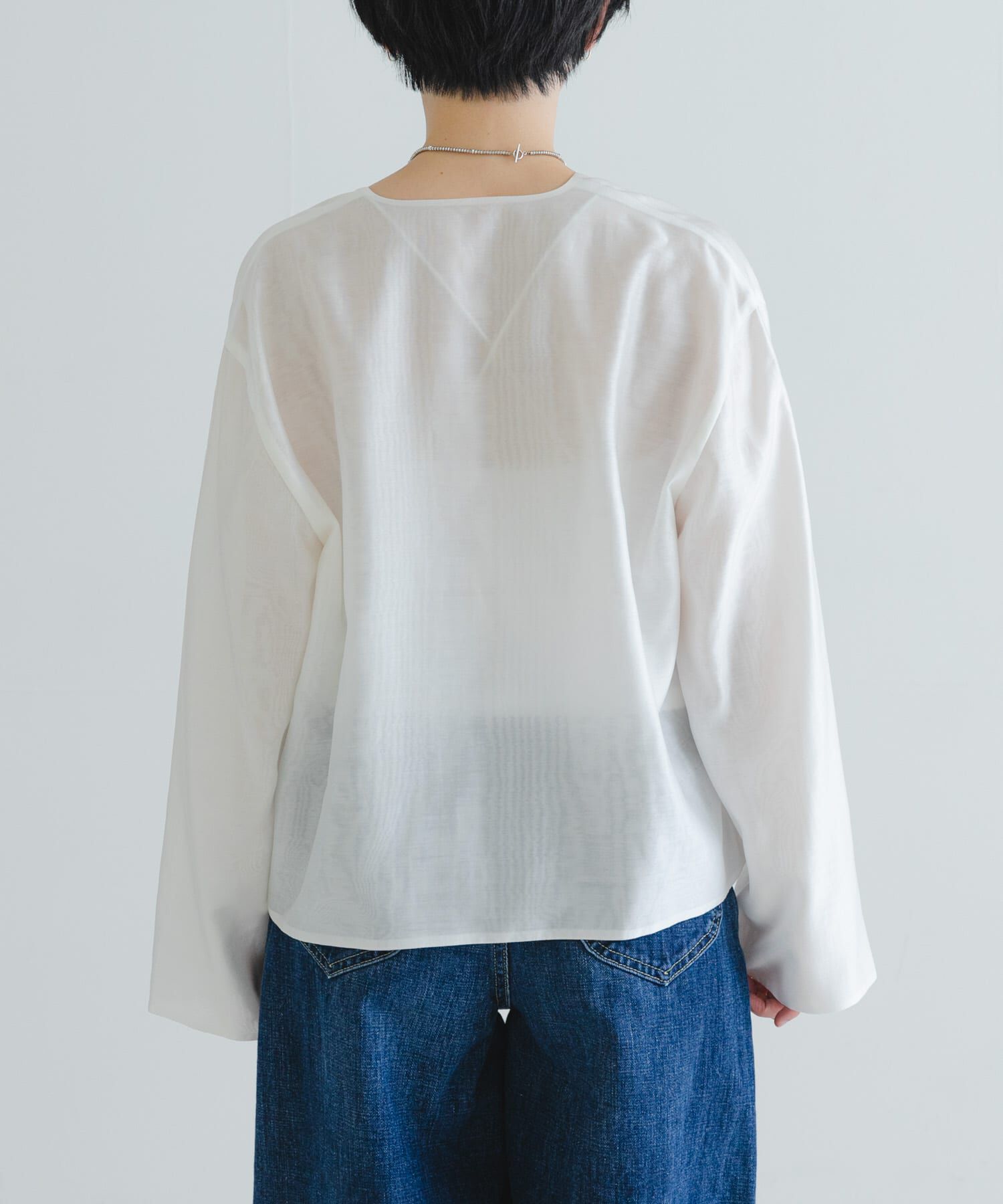 URBAN RESEARCH「フロントリボンシアージャケット」|シャツ・ブラウス|