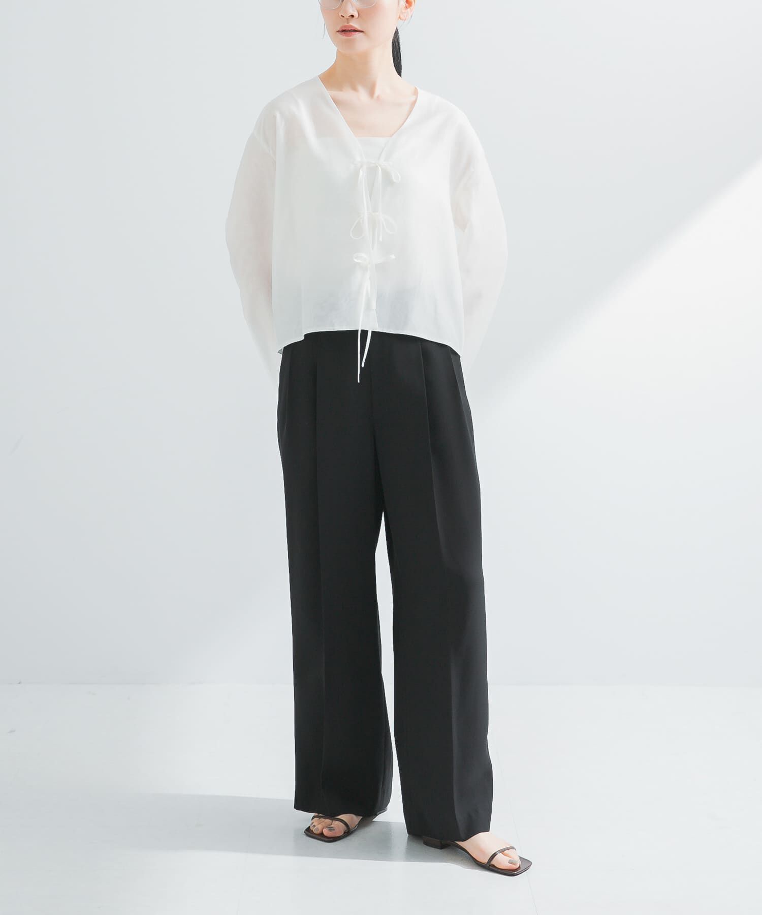 URBAN RESEARCH「フロントリボンシアージャケット」|シャツ・ブラウス|