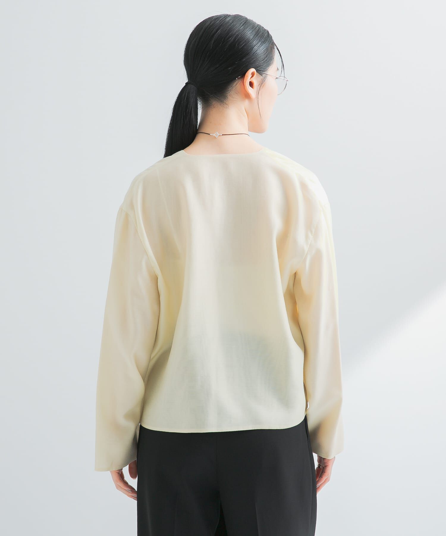 URBAN RESEARCH「フロントリボンシアージャケット」|シャツ・ブラウス|