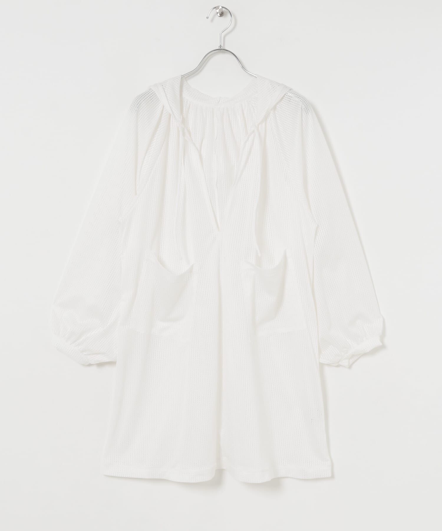 URBAN RESEARCH「Swim URBAN RESEARCH　スイム メッシュチュニック」|ビキニ|ホワイト