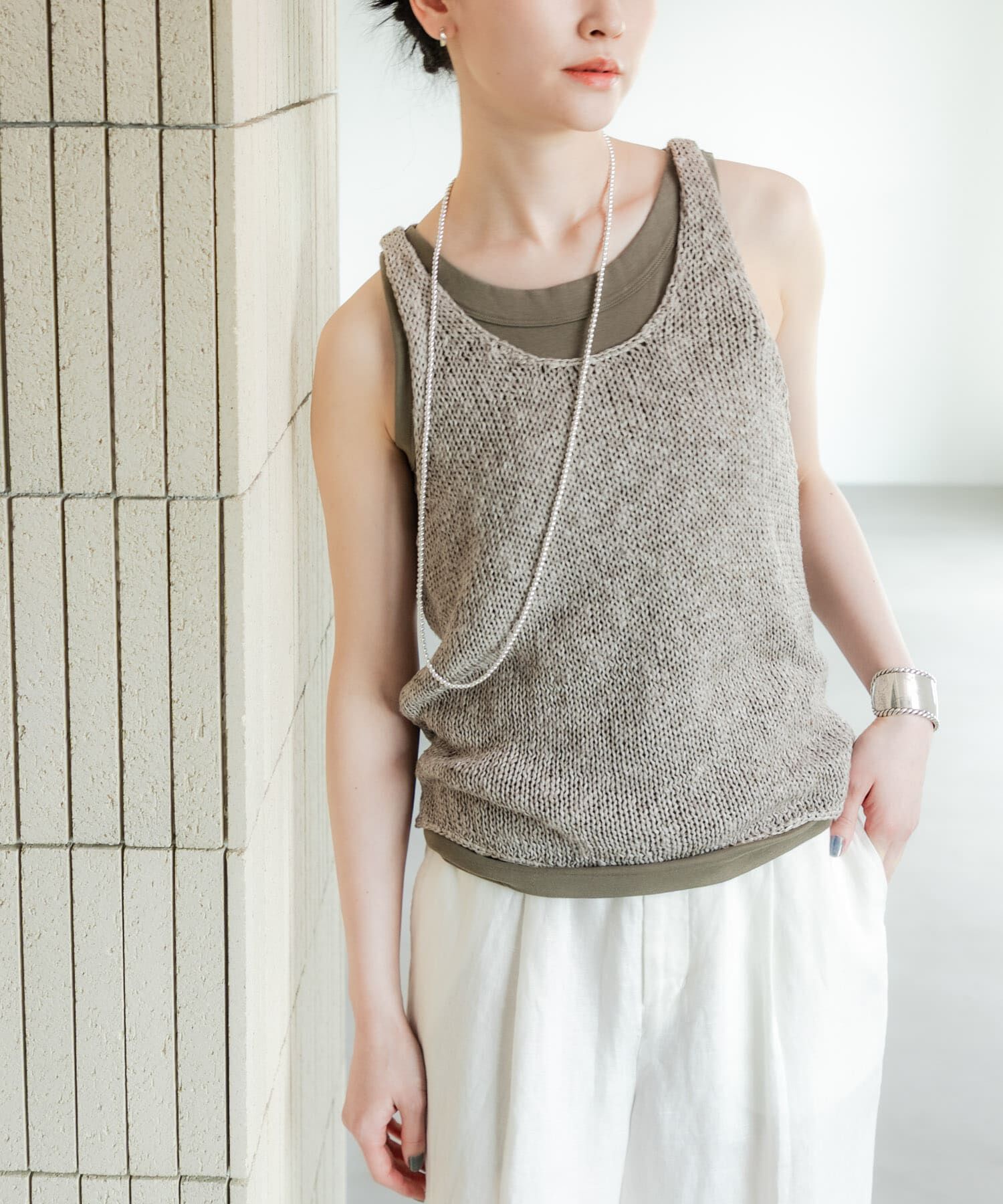 URBAN RESEARCH「ローズベトールフライスタンクトップ」|タンクトップ|