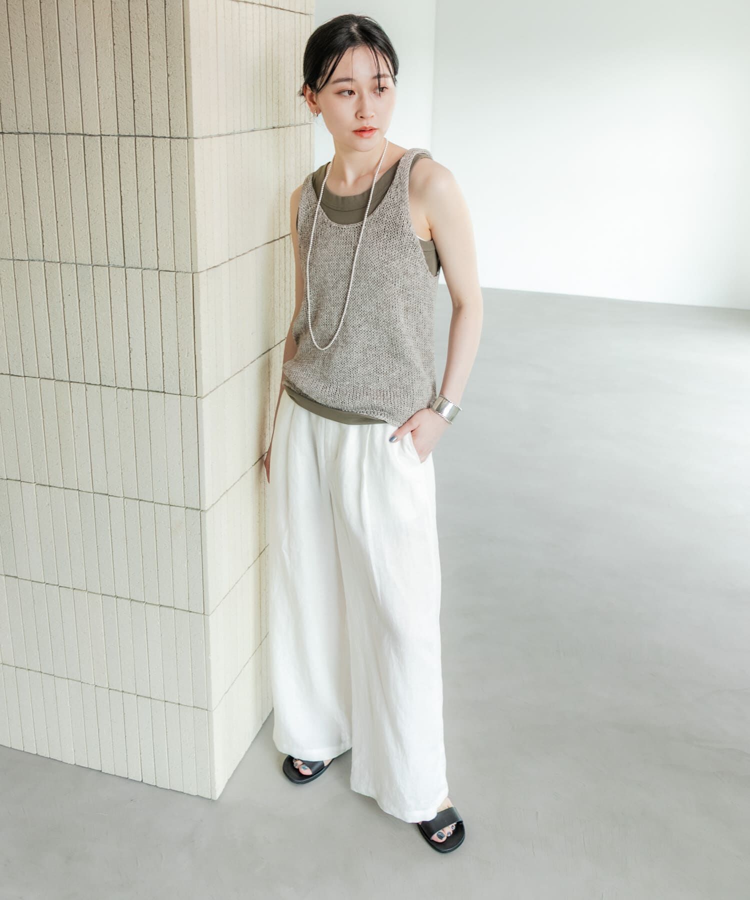 URBAN RESEARCH「ローズベトールフライスタンクトップ」|タンクトップ|