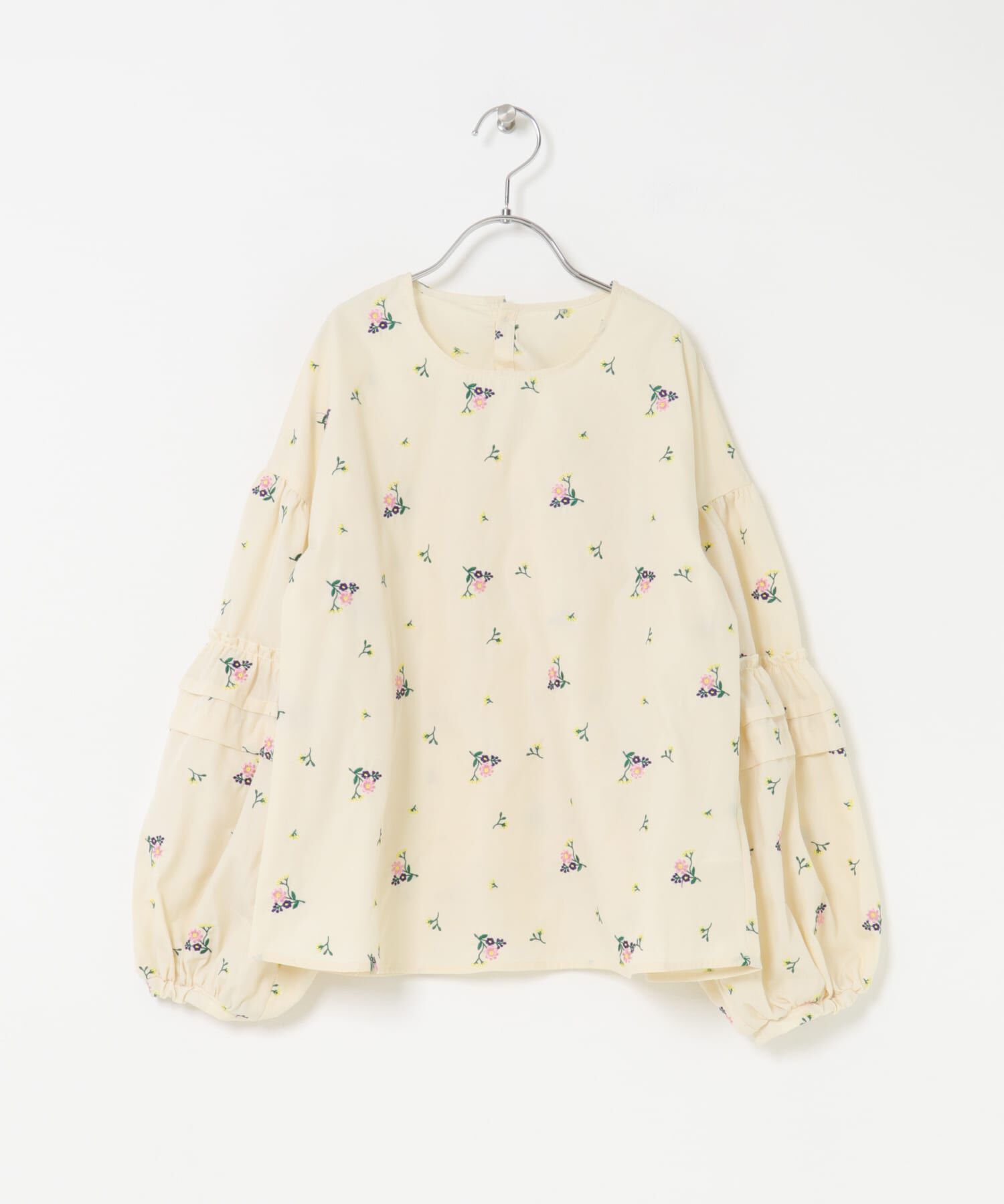 URBAN RESEARCH DOORS「『WEB/一部店舗限定』フラワー刺繍袖ボリュームブラウス(KIDS)」|その他|