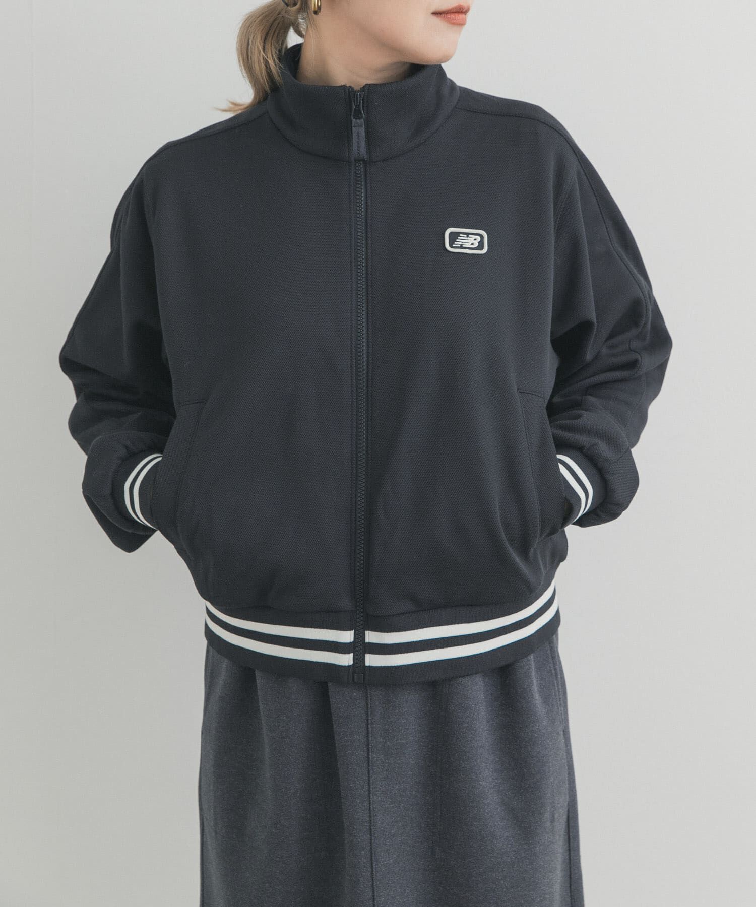 URBAN RESEARCH DOORS「NEW BALANCE　Post Season ピケトラックジャケット」|ブルゾン・スタジャン|