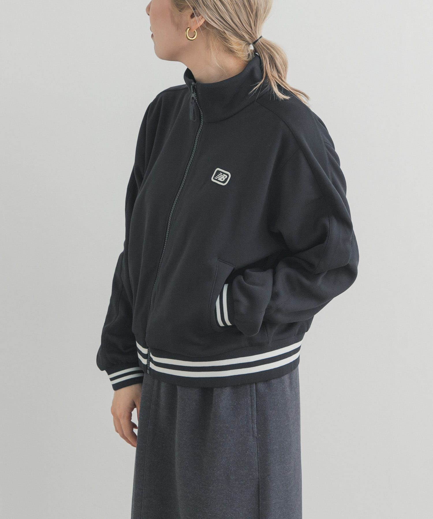 URBAN RESEARCH DOORS「NEW BALANCE　Post Season ピケトラックジャケット」|ブルゾン・スタジャン|