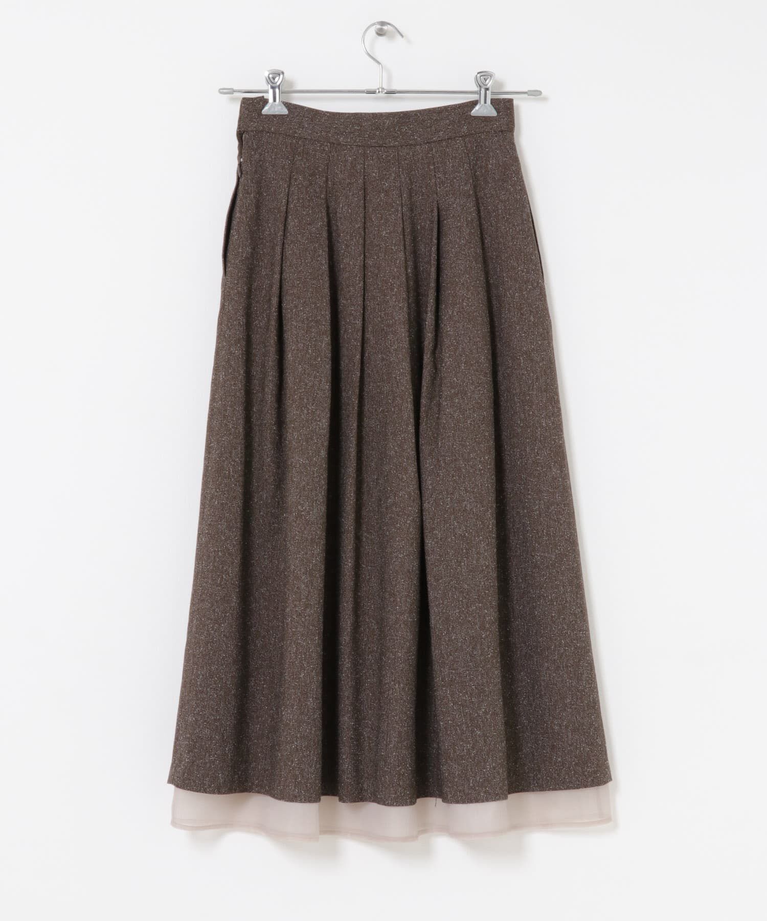 URBAN RESEARCH ROSSO「F by ROSSO　ツイードライクフレアスカート」|スカート|