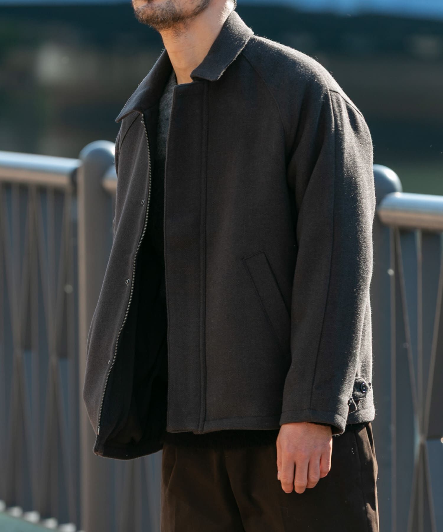 URBAN RESEARCH ROSSO「『XLサイズあり』light meltonブルゾン」|ブルゾン・スタジャン|