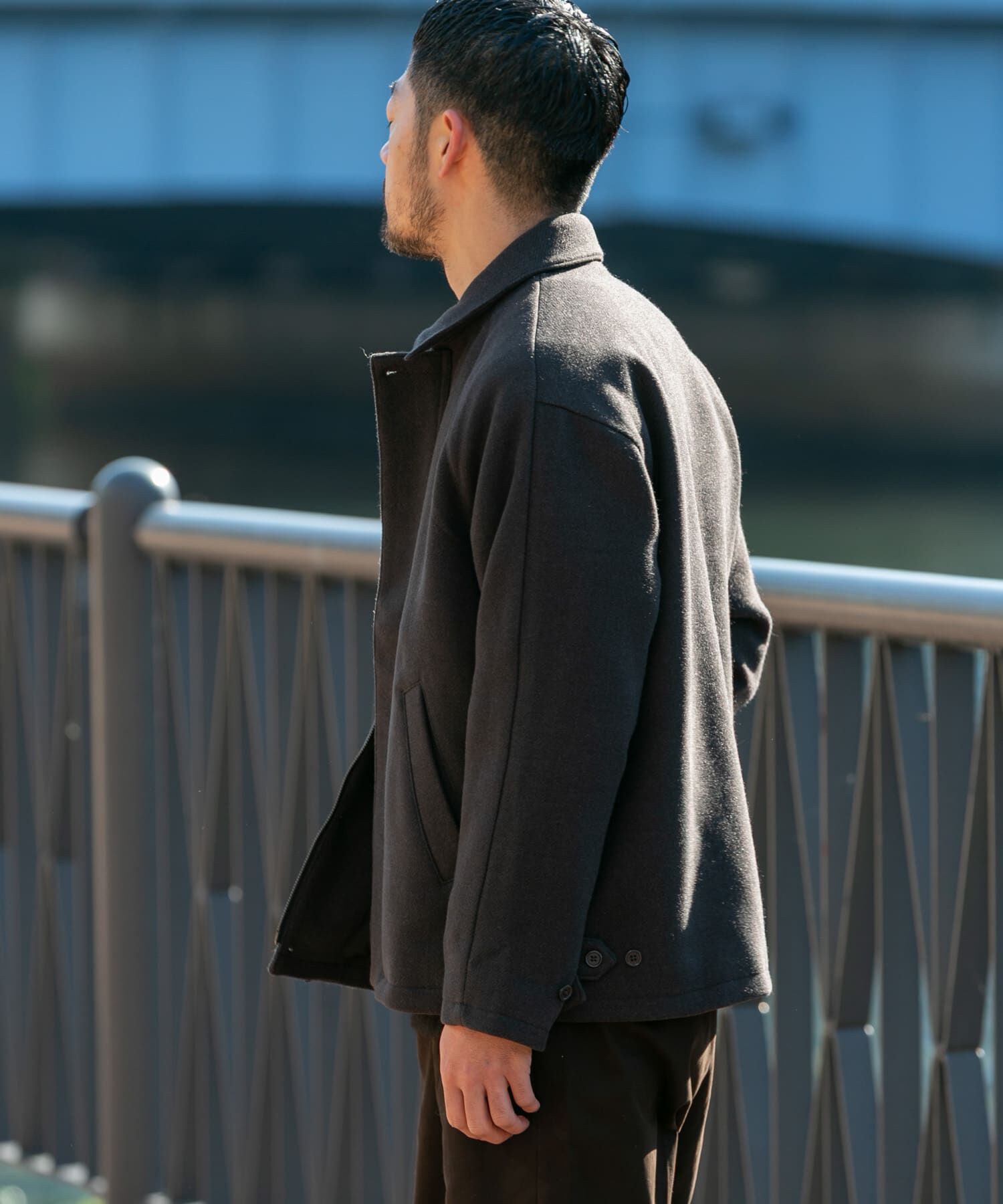 URBAN RESEARCH ROSSO「『XLサイズあり』light meltonブルゾン」|ブルゾン・スタジャン|