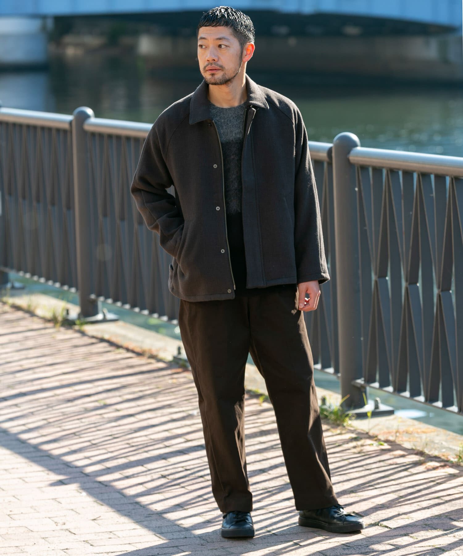 URBAN RESEARCH ROSSO「『XLサイズあり』light meltonブルゾン」|ブルゾン・スタジャン|