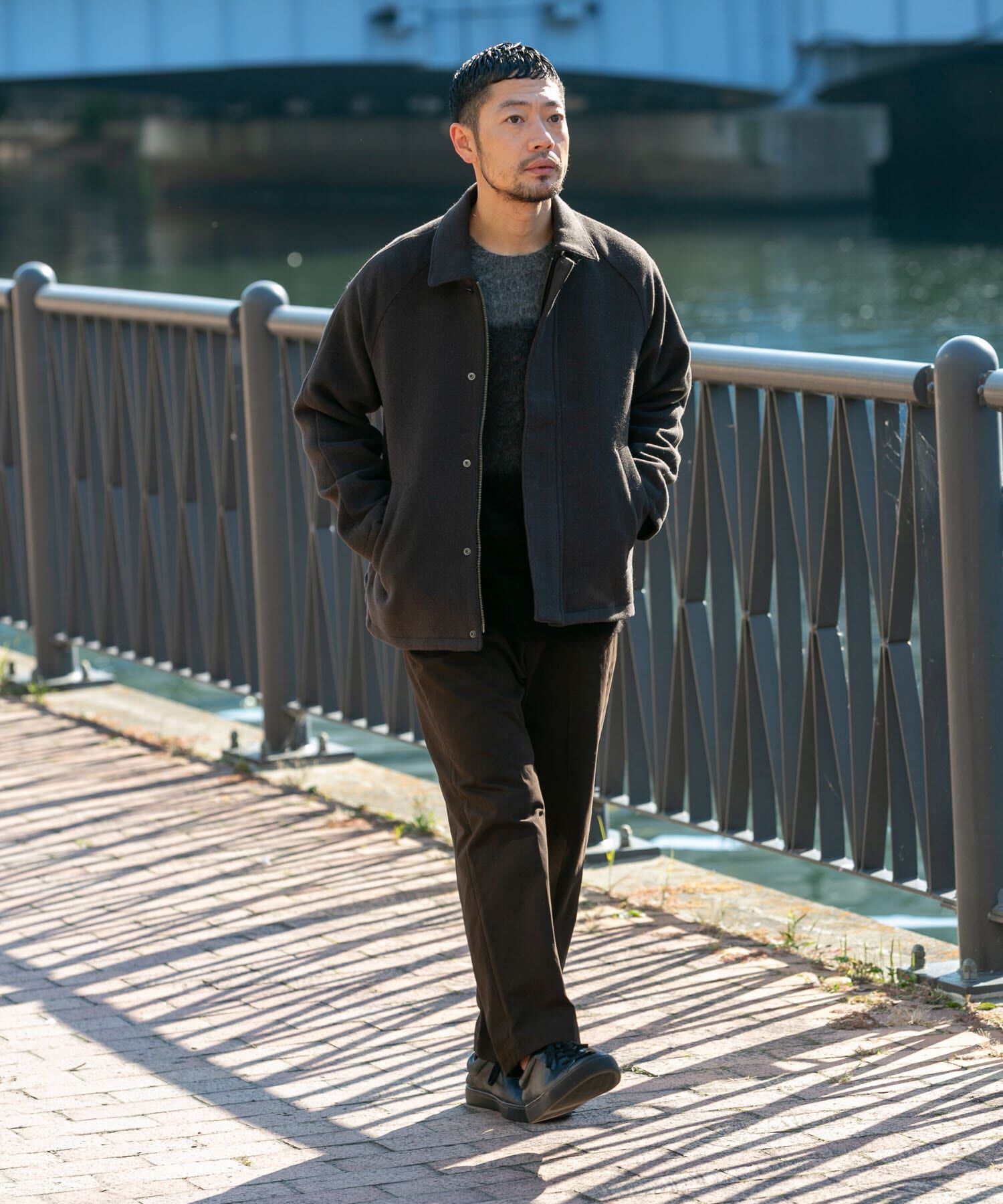 URBAN RESEARCH ROSSO「『XLサイズあり』light meltonブルゾン」|ブルゾン・スタジャン|