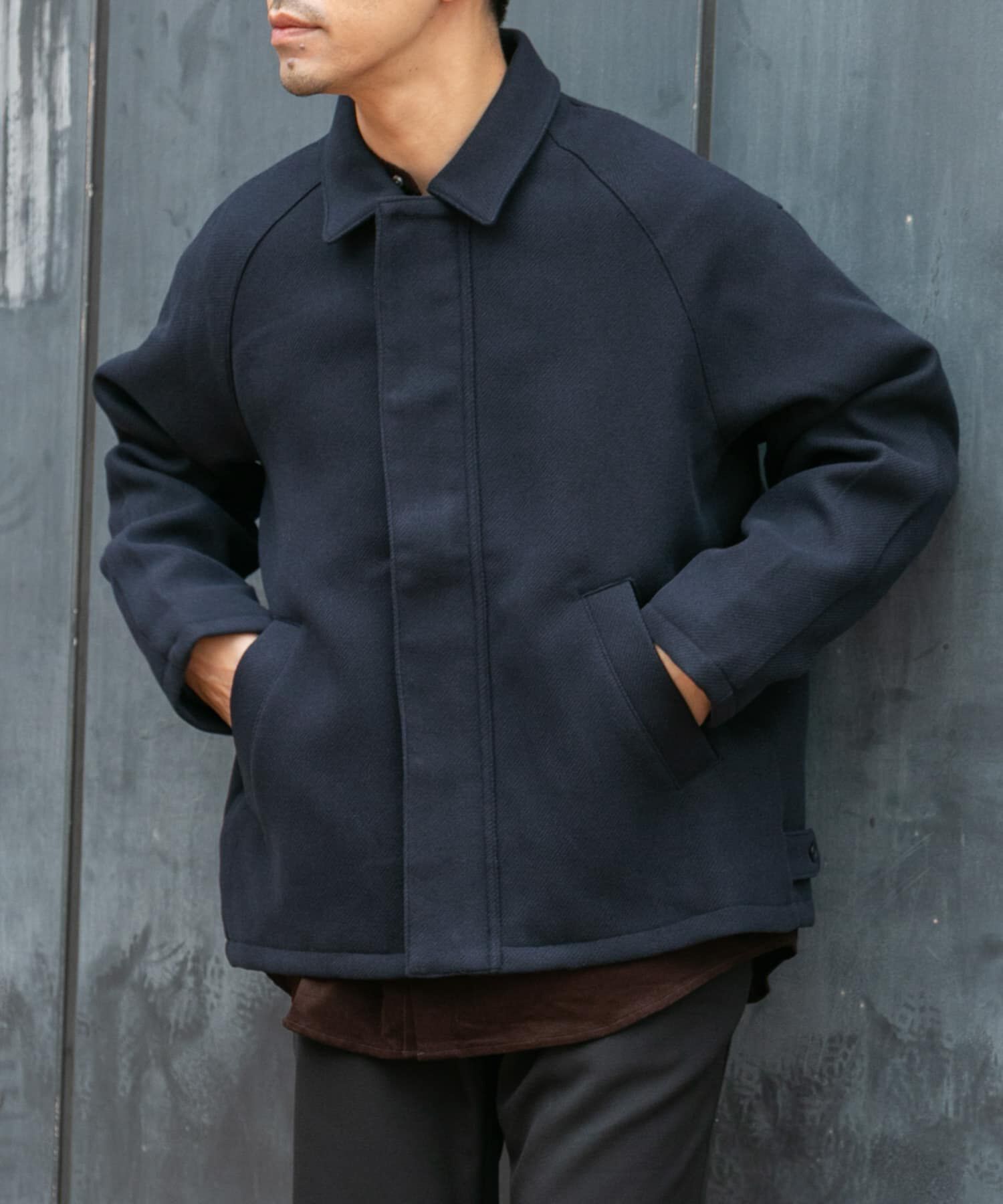 URBAN RESEARCH ROSSO「『XLサイズあり』light meltonブルゾン」|ブルゾン・スタジャン|