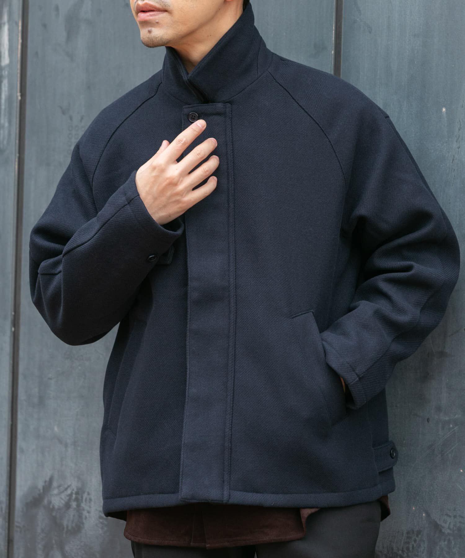 URBAN RESEARCH ROSSO「『XLサイズあり』light meltonブルゾン」|ブルゾン・スタジャン|