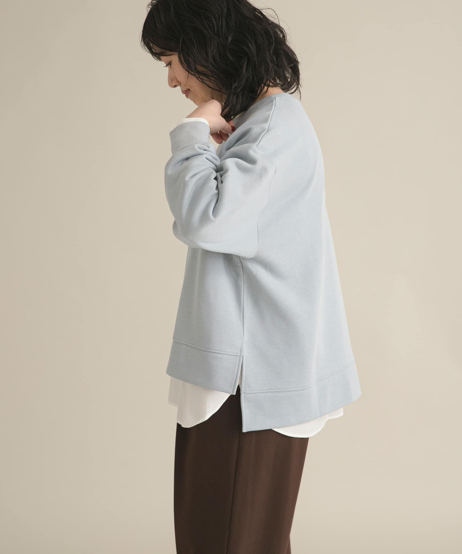 URBAN RESEARCH DOORS「『スタッフ企画』ワイドスウェットプルオーバー」|Tシャツ・カットソー|