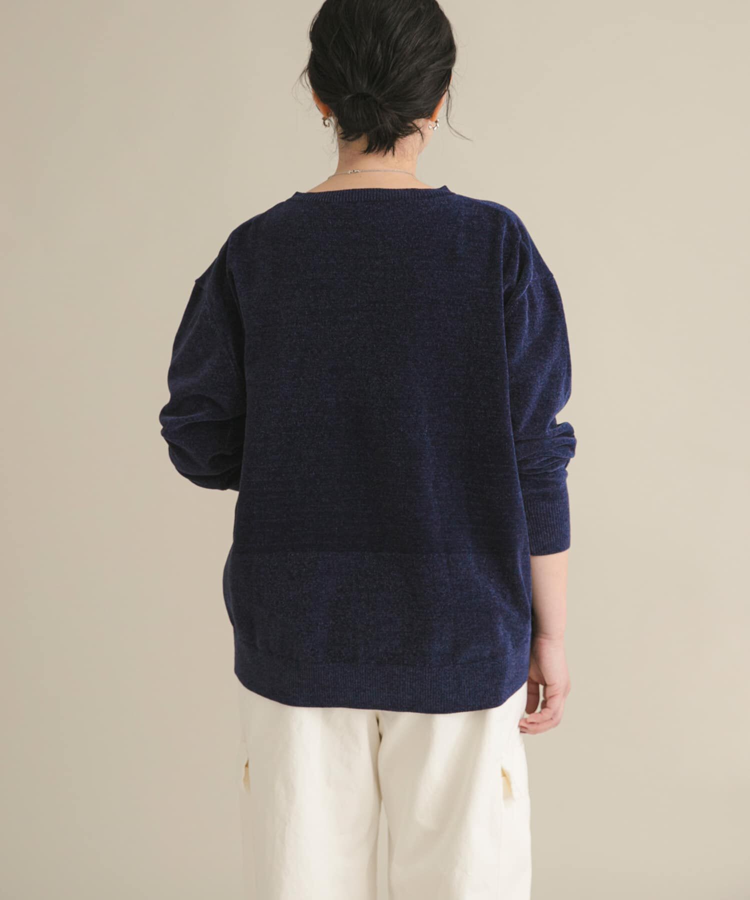 URBAN RESEARCH DOORS「『スタッフ企画』モールヤーンボートネックニット」|ニット・セーター|