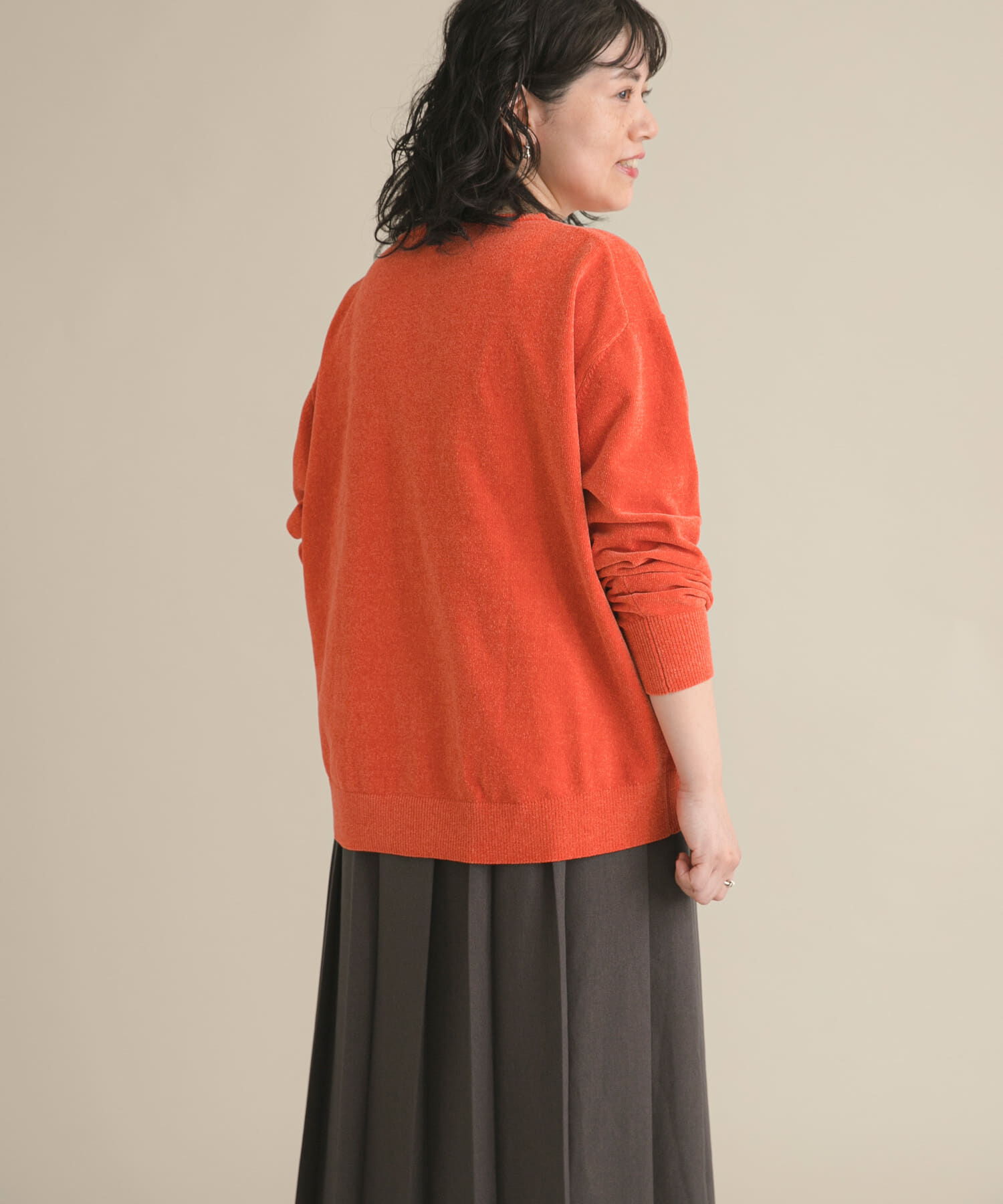 URBAN RESEARCH DOORS「『スタッフ企画』モールヤーンボートネックニット」|ニット・セーター|