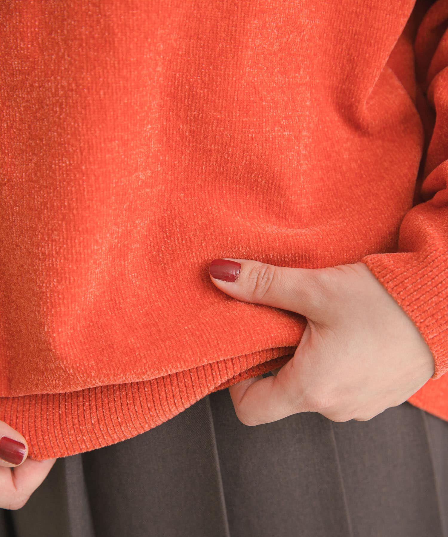 URBAN RESEARCH DOORS「『スタッフ企画』モールヤーンボートネックニット」|ニット・セーター|