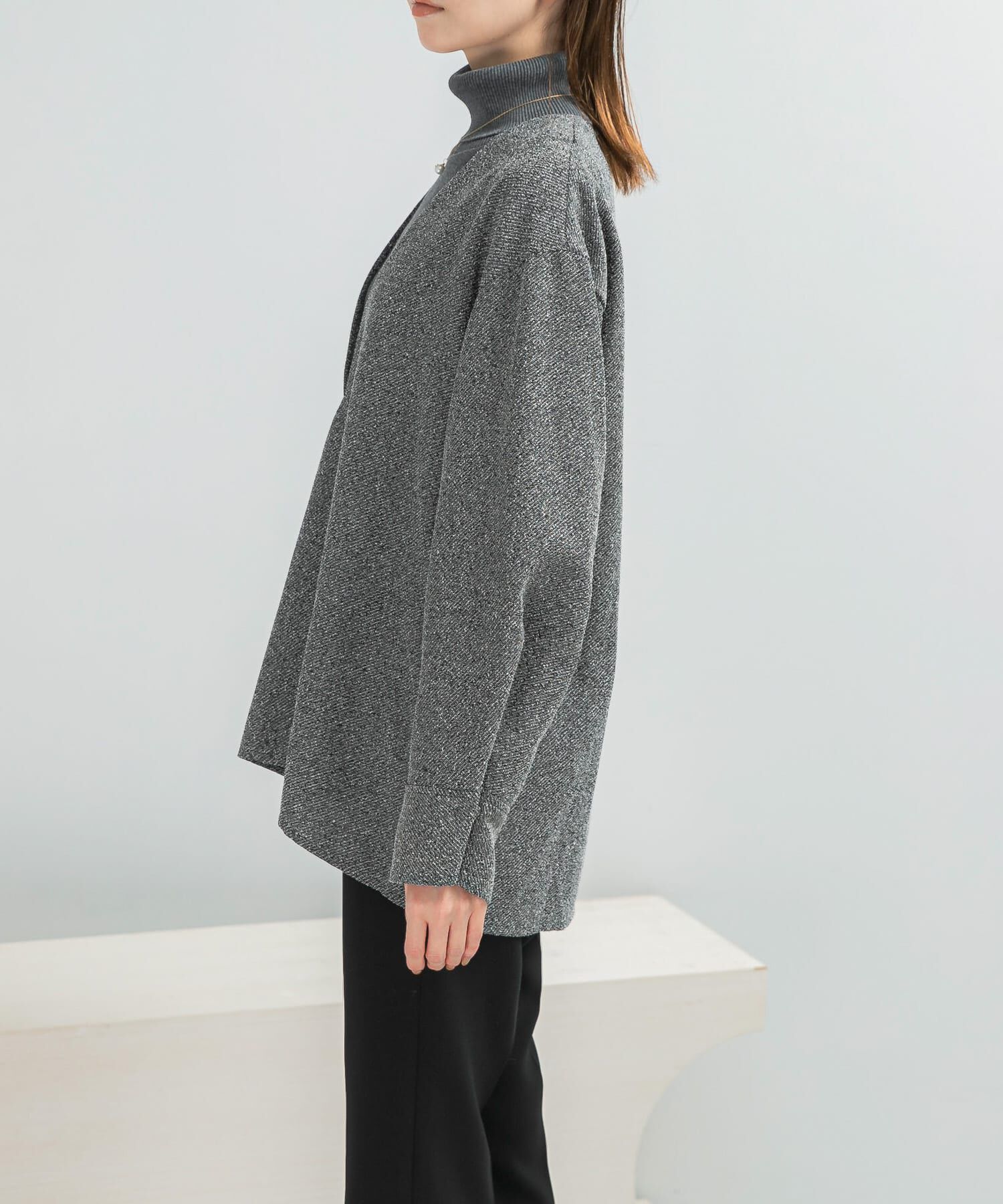 URBAN RESEARCH ROSSO「ツイード深Vネックプルオーバー」|シャツ・ブラウス|