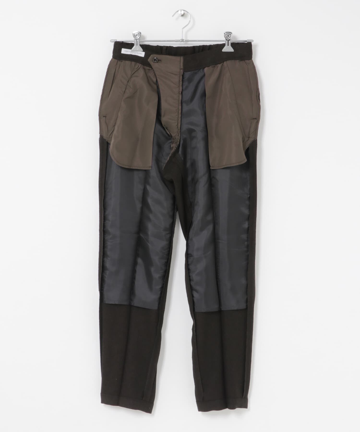 URBAN RESEARCH DOORS「LIFE STYLE TAILOR　ツイードライクコンフォータブルパンツ」|スラックス|