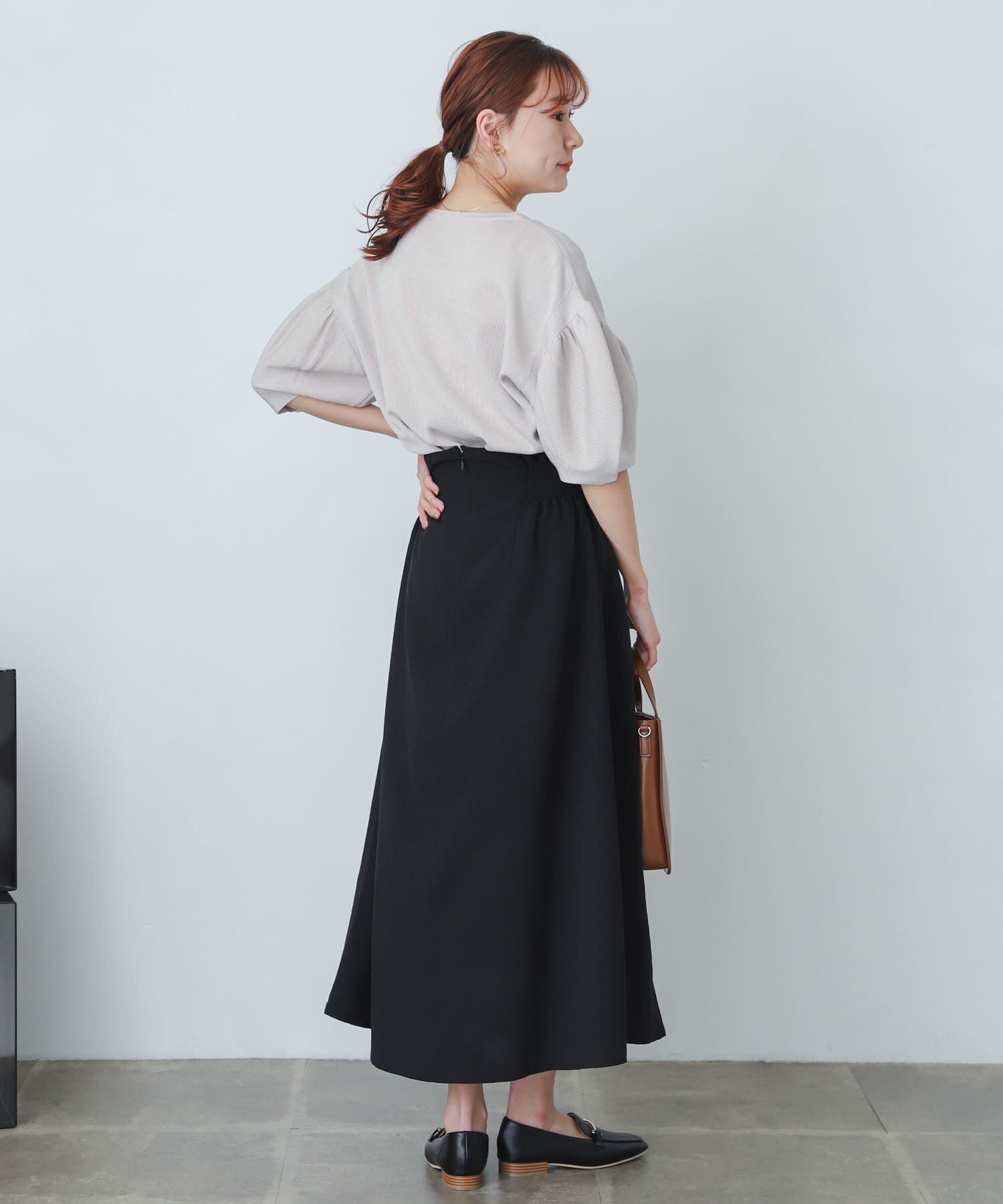 SENSE OF PLACE by URBAN RESEARCH「リネンライクハイウエストフレアスカート」|スカート|