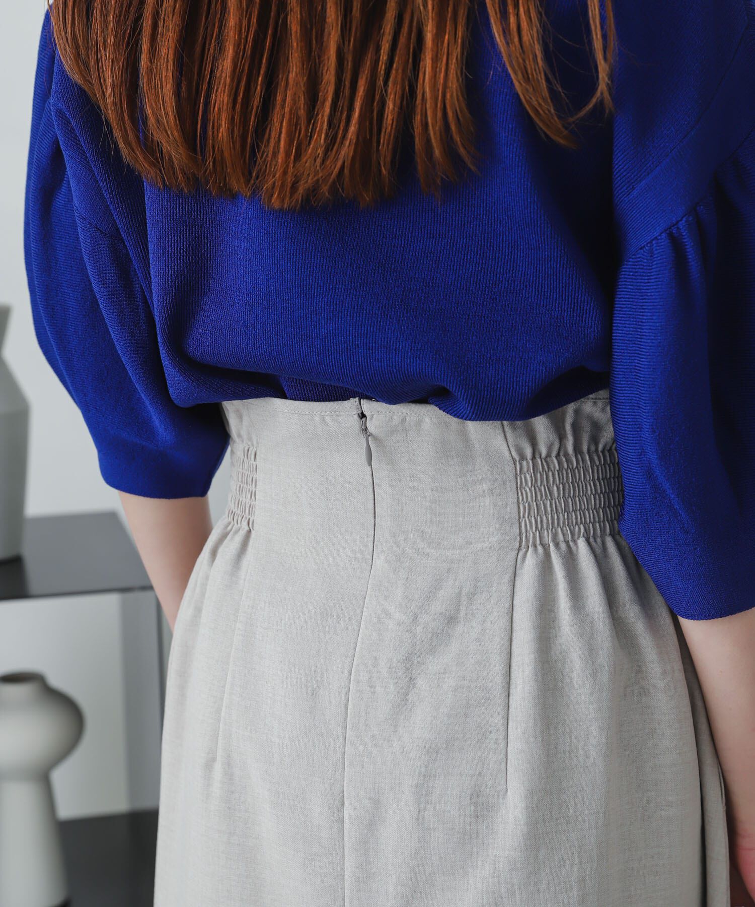 SENSE OF PLACE by URBAN RESEARCH「リネンライクハイウエストフレアスカート」|スカート|