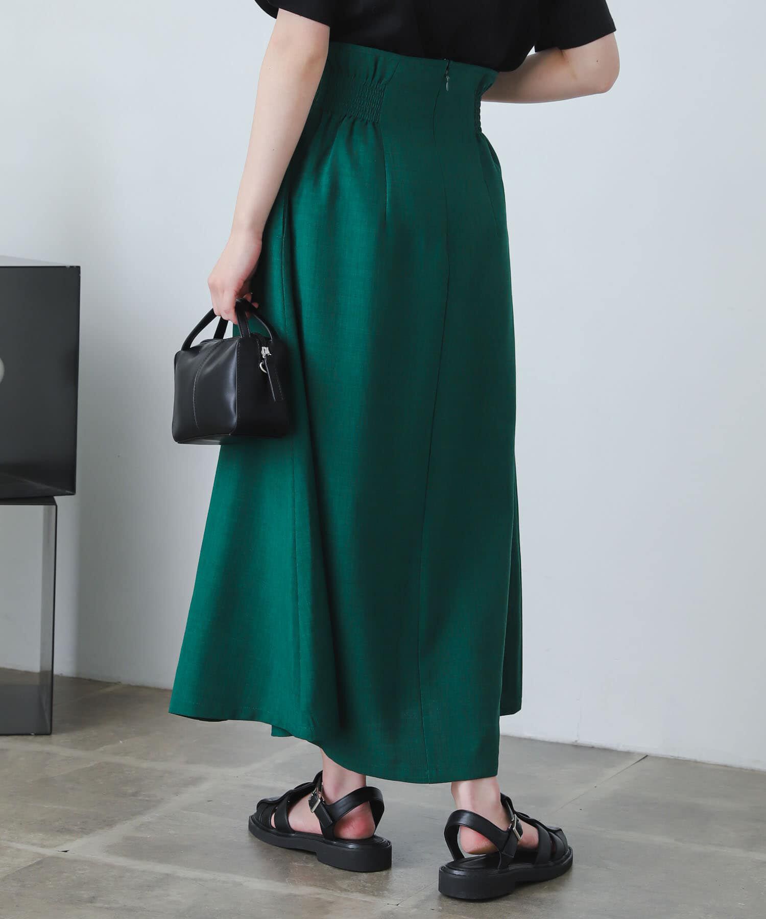 SENSE OF PLACE by URBAN RESEARCH「リネンライクハイウエストフレアスカート」|スカート|