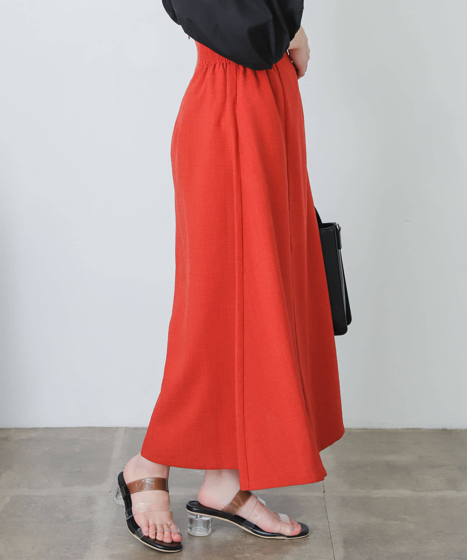 SENSE OF PLACE by URBAN RESEARCH「リネンライクハイウエストフレアスカート」|スカート|