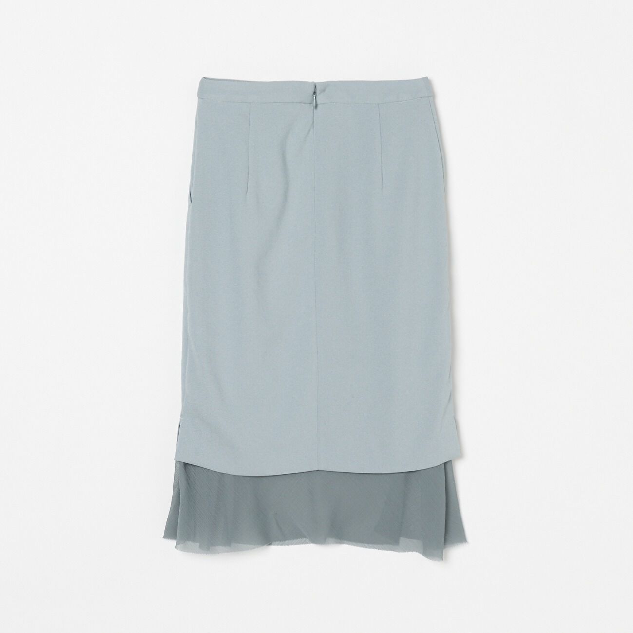 HELIOPOLE「HELIOPOLE CREPE & SHEER COMBI SK」|スカート|