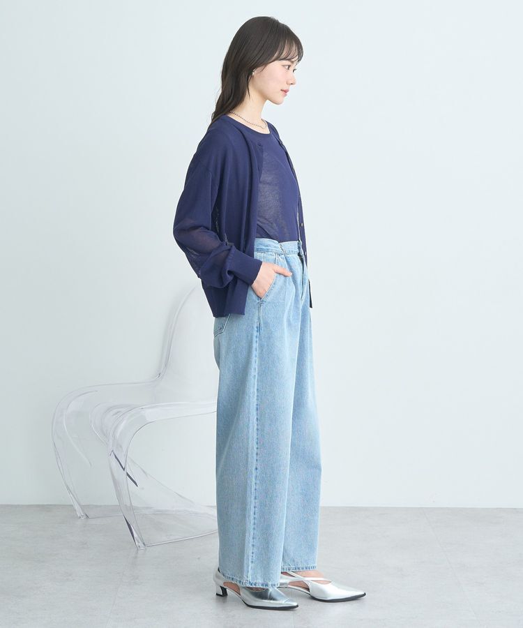 earth music&ecology「SET2点シアーニットプルオーバー＋カーディガン」|カーディガン|