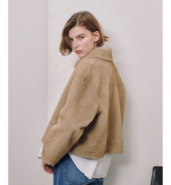 allureville「フェイクミンクファーブルゾン」|ブルゾン・スタジャン|