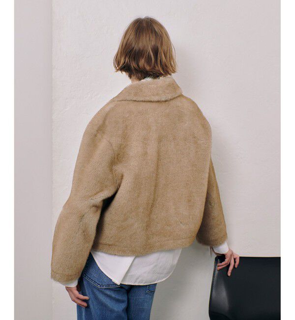 allureville「フェイクミンクファーブルゾン」|ブルゾン・スタジャン|