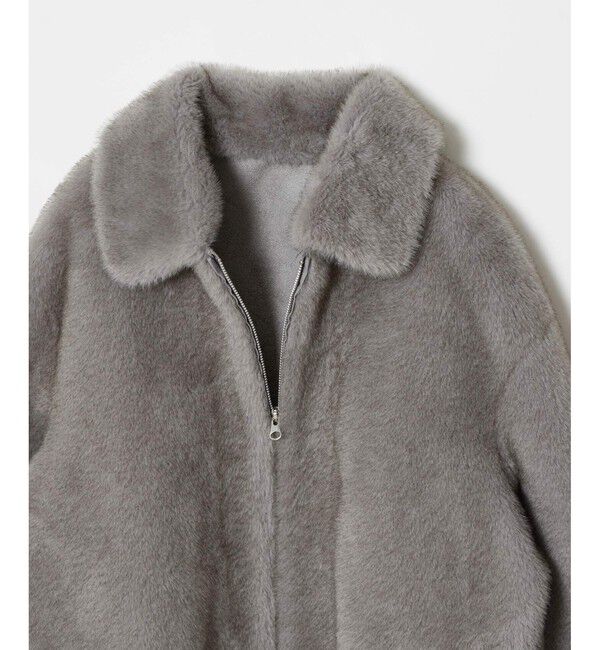 allureville「フェイクミンクファーブルゾン」|ブルゾン・スタジャン|