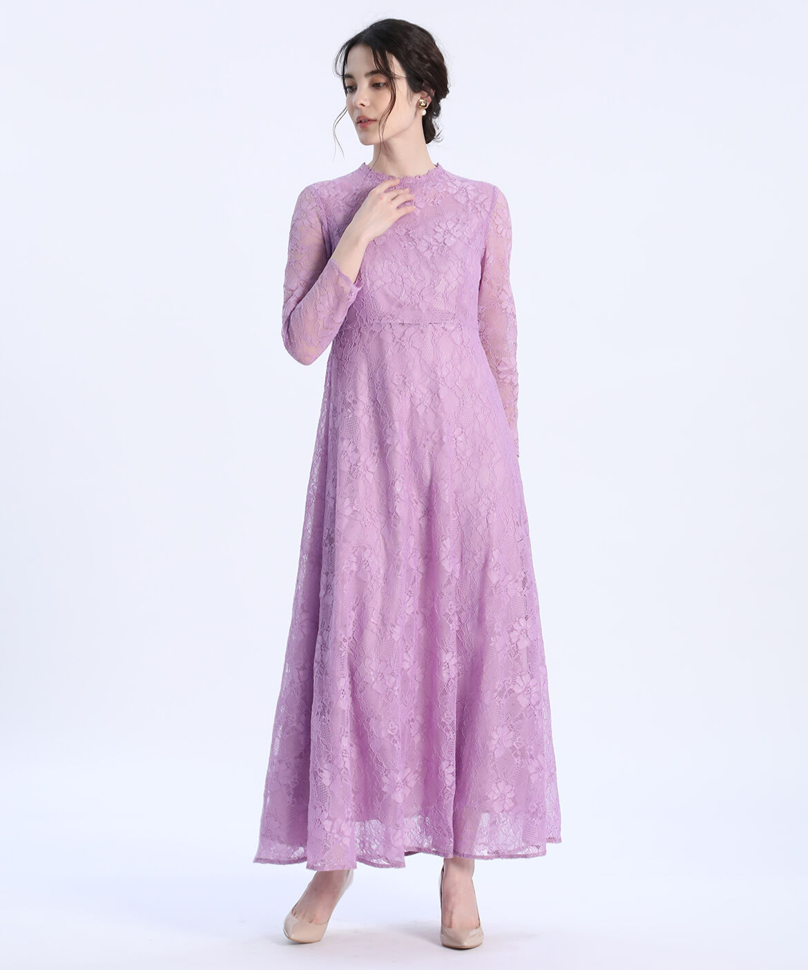 Maglie le cassetto「《M Maglie le cassetto》ラッセルレースロングドレス」|ワンピース|