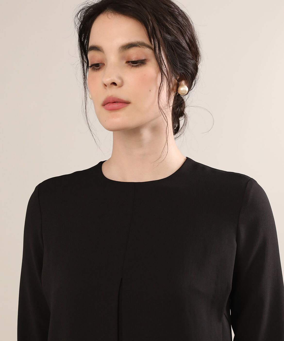 Maglie le cassetto「《M Maglie le cassetto》アレンジロングブラウス 」|チュニック|